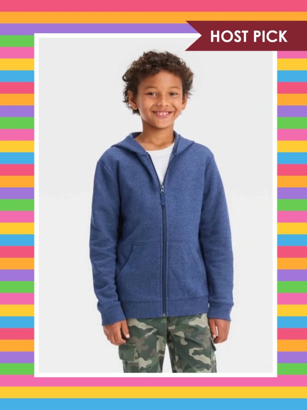 Cat & Jack Fleece Zip-Up Sweatshirt (S, 6/7)